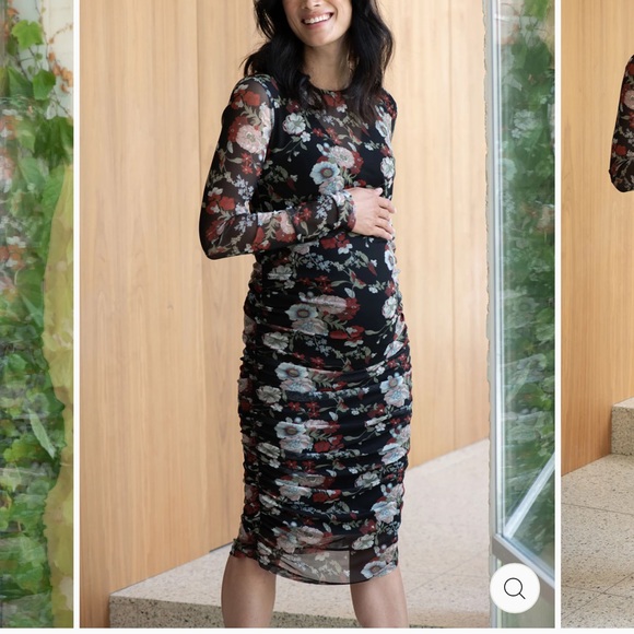 WILD BLOOM MATERNITY & NURSING DRESS. Ripe Maternity. Size XL. - Picture 2 of 8